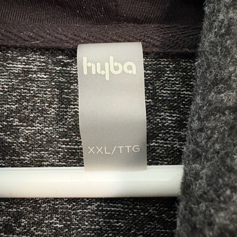 Reitmans Hyba brand weathered charcoal gray hoodie tunic